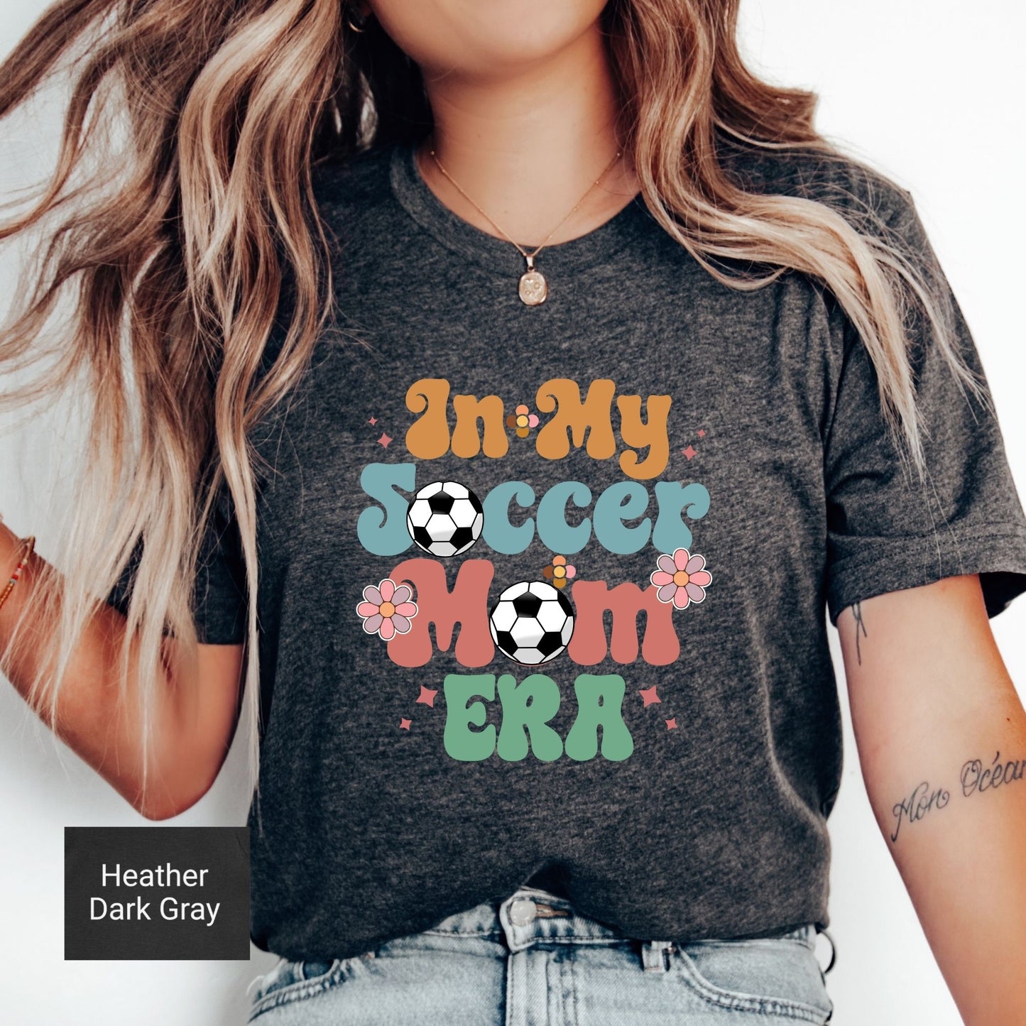 of In my Soccer Mom Era Crewneck Sweatshirt, Eras Sweater, Soccer Mom Gifts, Soccer Mama, Sports Shirt, Trendy Game Day Shirt for Mom 2