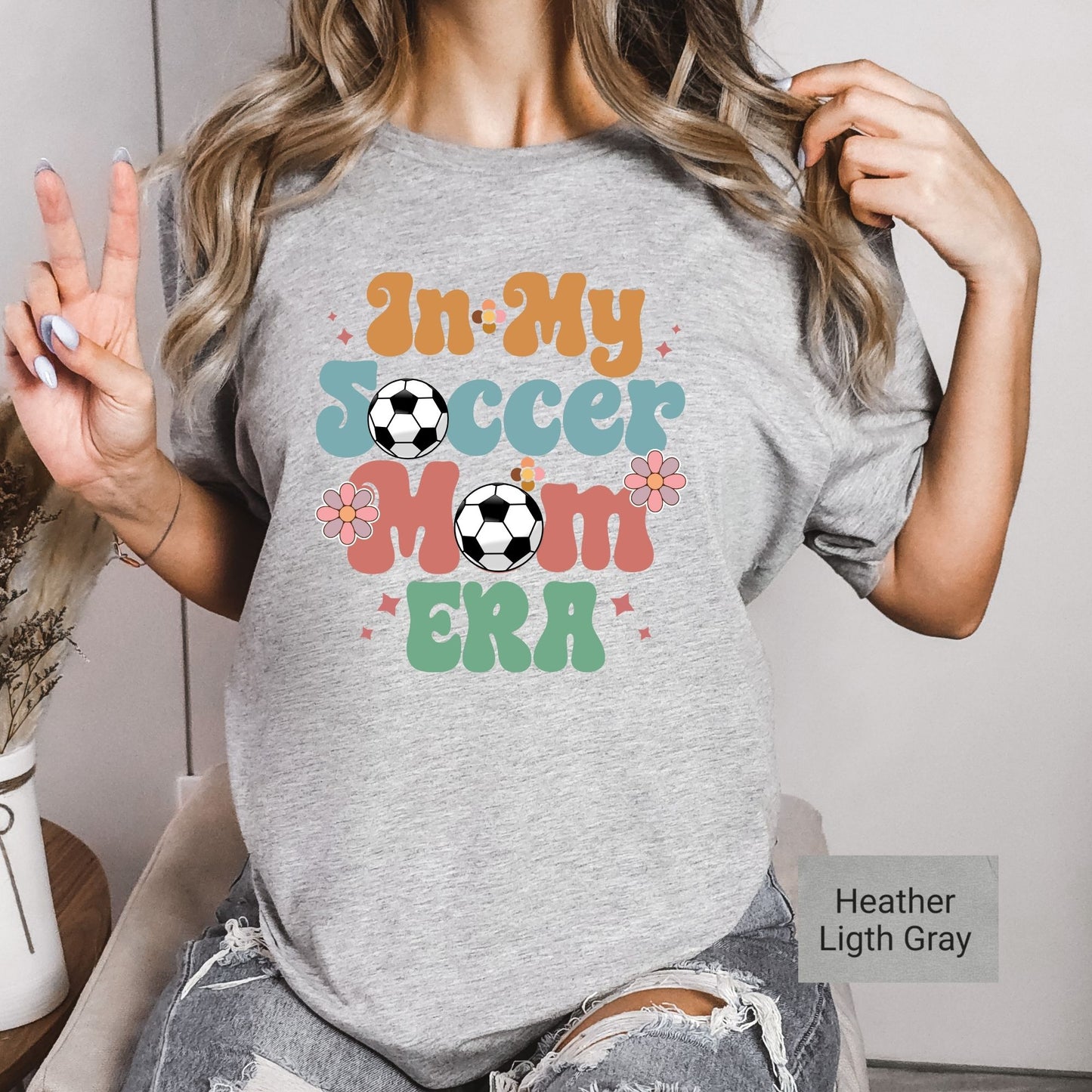 of In my Soccer Mom Era Crewneck Sweatshirt, Eras Sweater, Soccer Mom Gifts, Soccer Mama, Sports Shirt, Trendy Game Day Shirt for Mom 2