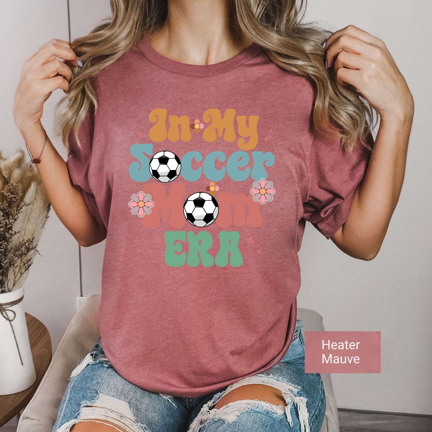 of In my Soccer Mom Era Crewneck Sweatshirt, Eras Sweater, Soccer Mom Gifts, Soccer Mama, Sports Shirt, Trendy Game Day Shirt for Mom 2