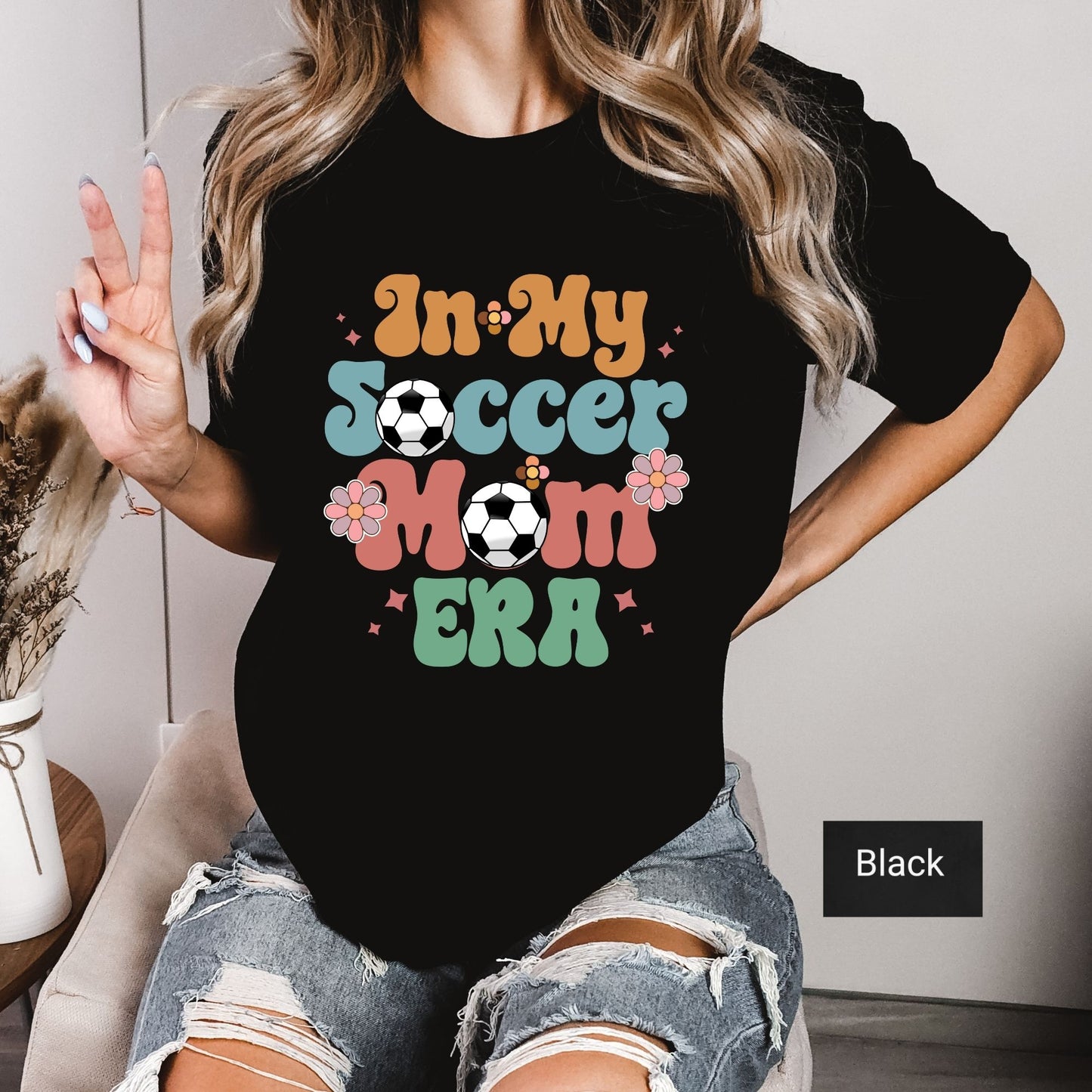 of In my Soccer Mom Era Crewneck Sweatshirt, Eras Sweater, Soccer Mom Gifts, Soccer Mama, Sports Shirt, Trendy Game Day Shirt for Mom 2