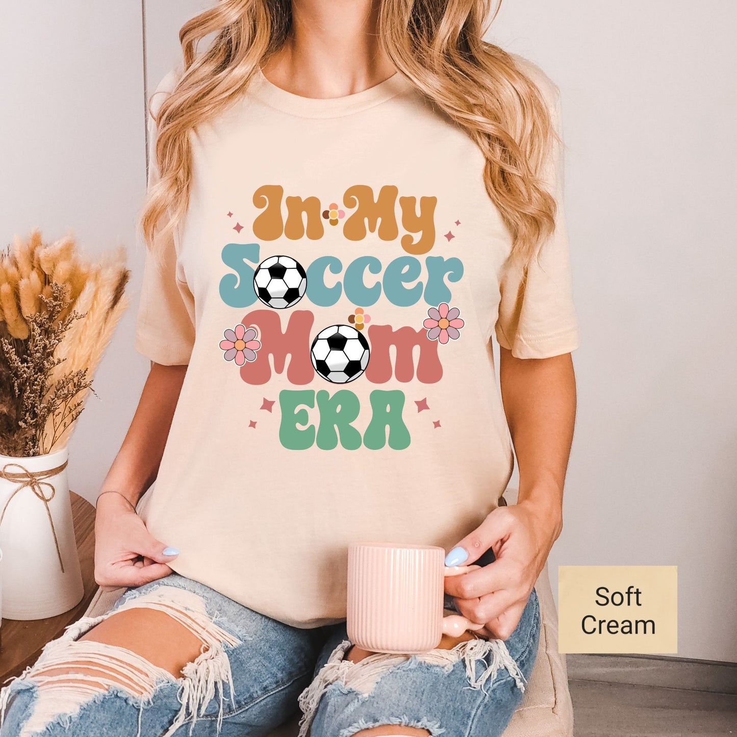 of In my Soccer Mom Era Crewneck Sweatshirt, Eras Sweater, Soccer Mom Gifts, Soccer Mama, Sports Shirt, Trendy Game Day Shirt for Mom 2